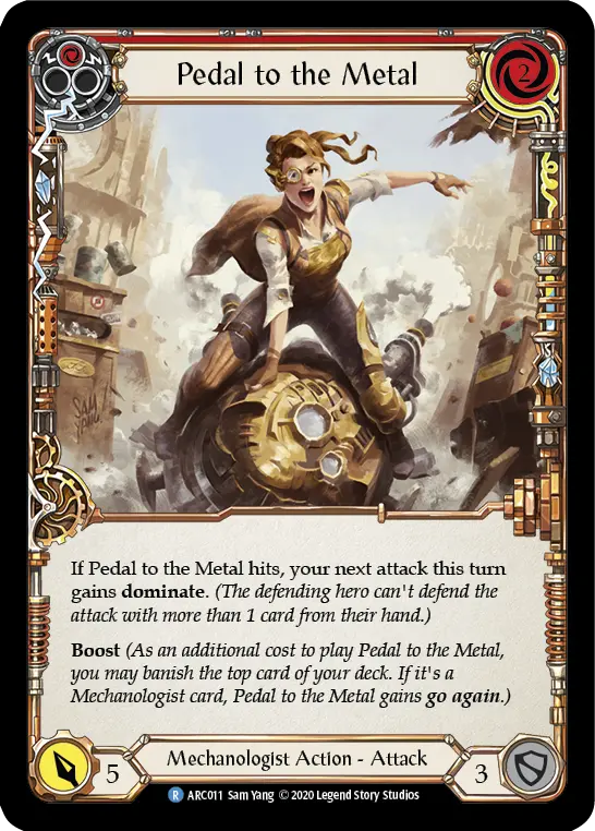Pedal to the Metal — Arcane Rising - Unlimited — Rainbow Foil