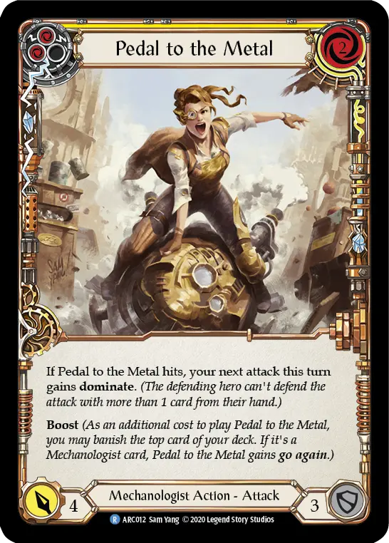 Pedal to the Metal — Arcane Rising - Unlimited — Rainbow Foil
