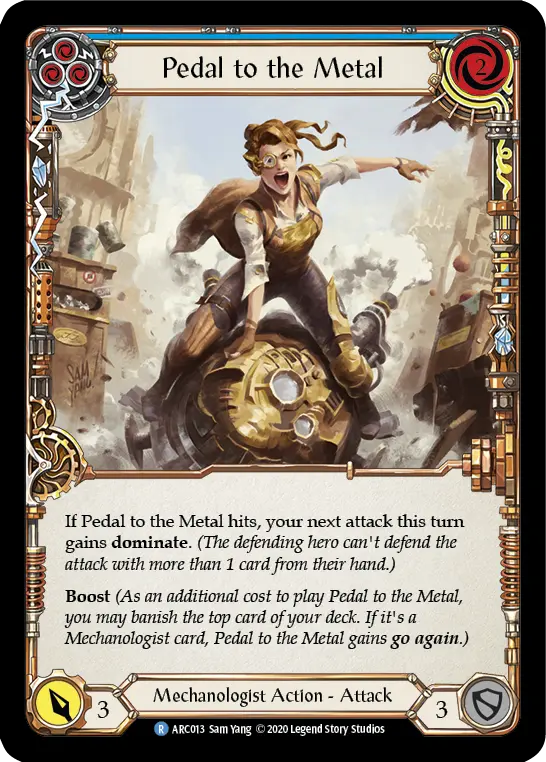 Pedal to the Metal — Arcane Rising - Unlimited — Rainbow Foil