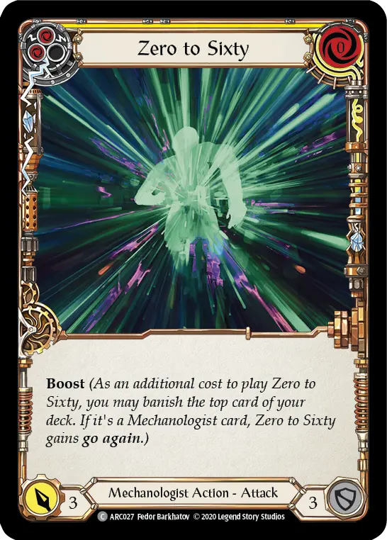 Zero to Sixty — Arcane Rising - Unlimited — Rainbow Foil
