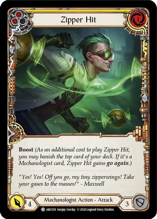 Zipper Hit — Arcane Rising - Unlimited