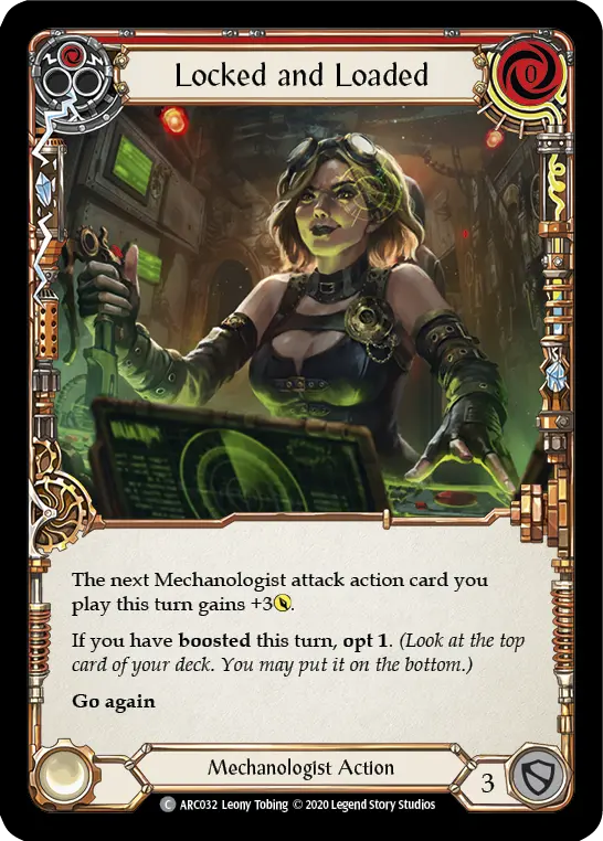 Locked and Loaded — Arcane Rising - Unlimited — Rainbow Foil