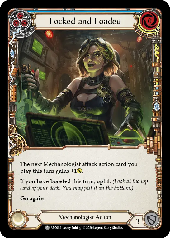Locked and Loaded — Arcane Rising - Unlimited — Rainbow Foil