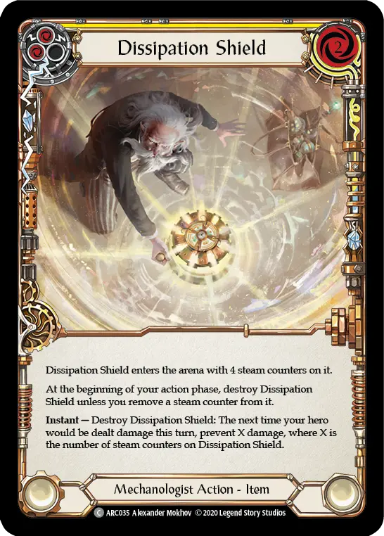 Dissipation Shield — Arcane Rising - Unlimited — Rainbow Foil