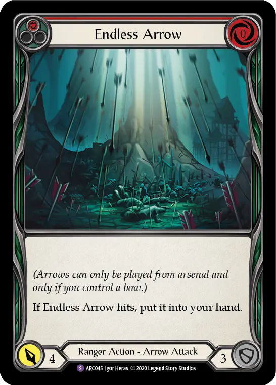 Endless Arrow — Arcane Rising - Unlimited — Rainbow Foil