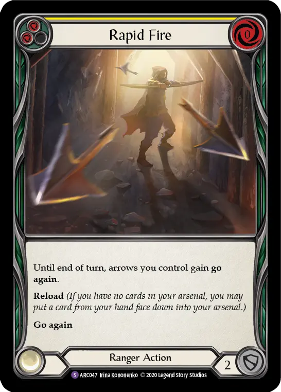 Rapid Fire — Arcane Rising - Unlimited — Rainbow Foil