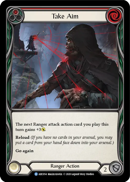 Take Aim — Arcane Rising - Unlimited — Rainbow Foil