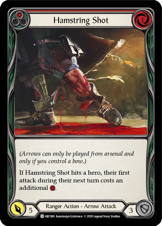 Hamstring Shot — Arcane Rising - Unlimited — Rainbow Foil
