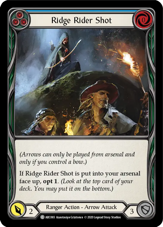 Ridge Rider Shot — Arcane Rising - Unlimited — Rainbow Foil
