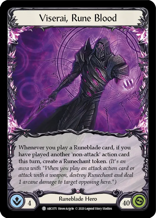 Viserai, Rune Blood — Arcane Rising - Unlimited — Extended Art