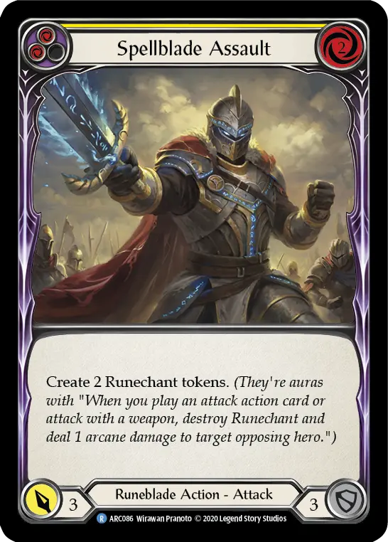 Spellblade Assault — Arcane Rising - Unlimited — Rainbow Foil