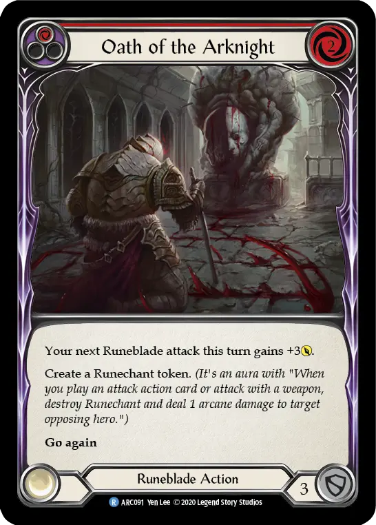 Oath of the Arknight — Arcane Rising - Unlimited — Rainbow Foil