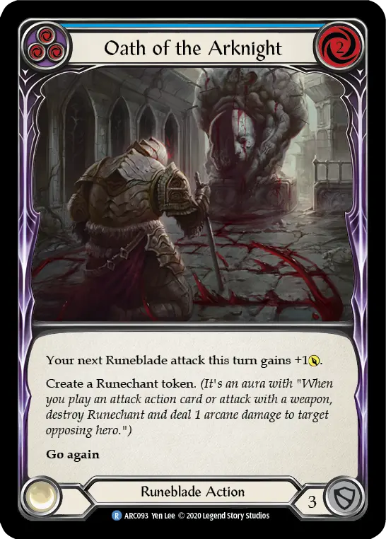 Oath of the Arknight — Arcane Rising - Unlimited — Rainbow Foil