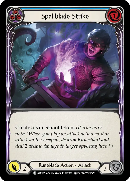 Spellblade Strike — Arcane Rising - Unlimited — Rainbow Foil