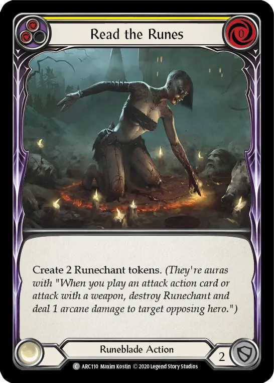 Read the Runes — Arcane Rising - Unlimited — Rainbow Foil