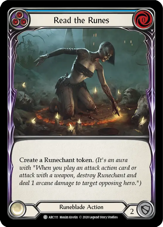 Read the Runes — Arcane Rising - Unlimited — Rainbow Foil