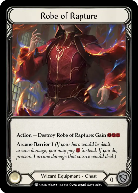 Robe of Rapture — Arcane Rising - Unlimited — Rainbow Foil