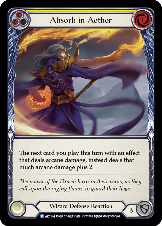 Absorb in Aether — Arcane Rising - Unlimited — Rainbow Foil