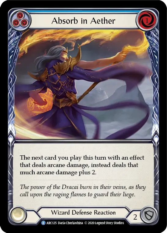Absorb in Aether — Arcane Rising - Unlimited — Rainbow Foil