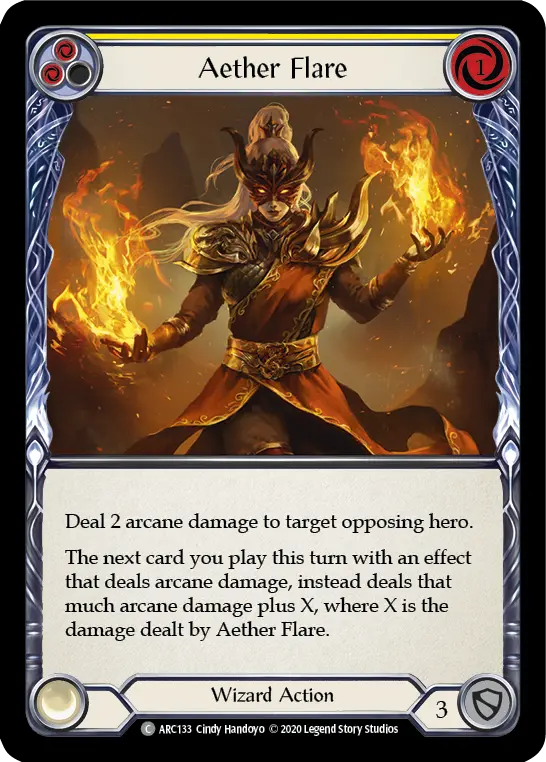 Aether Flare — Arcane Rising - Unlimited — Rainbow Foil