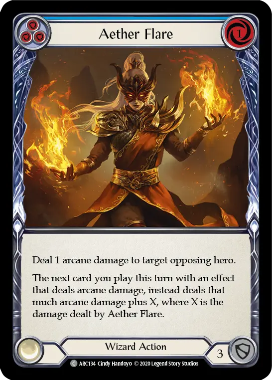 Aether Flare — Arcane Rising - Unlimited — Rainbow Foil