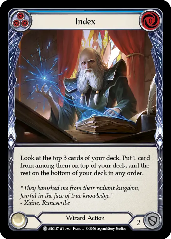 Index — Arcane Rising - Unlimited — Rainbow Foil