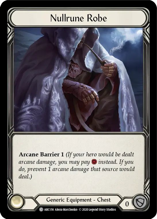 Nullrune Robe — Arcane Rising - Unlimited — Rainbow Foil