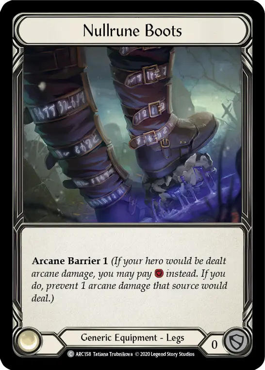 Nullrune Boots — Arcane Rising - Unlimited
