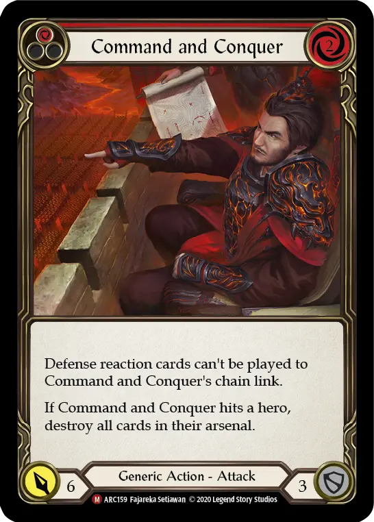 Command and Conquer — Arcane Rising - Unlimited — Rainbow Foil
