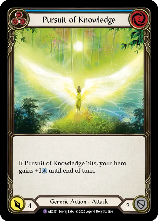 Pursuit of Knowledge — Arcane Rising - Unlimited — Rainbow Foil