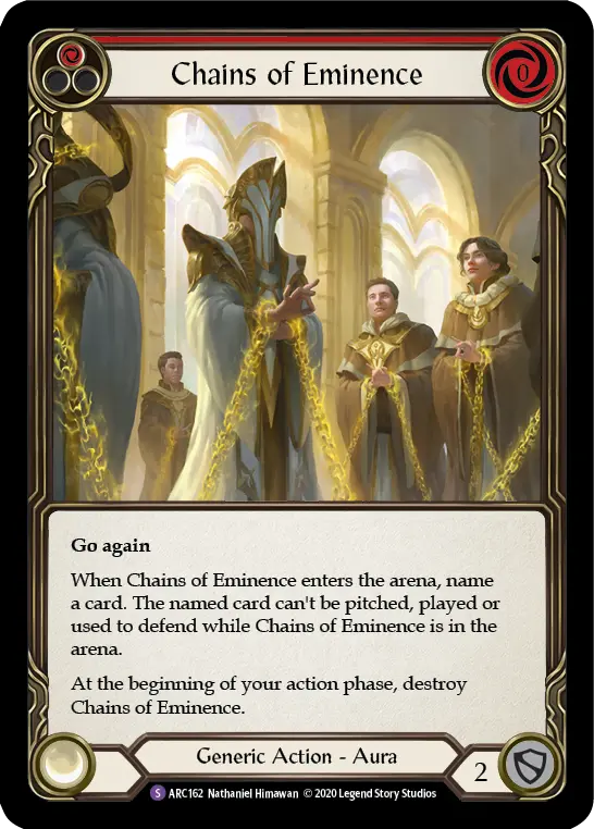 Chains of Eminence — Arcane Rising - Unlimited — Rainbow Foil