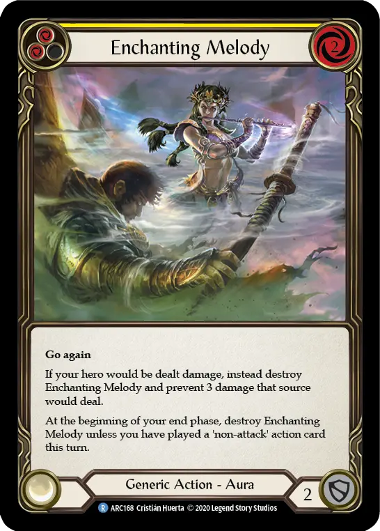 Enchanting Melody — Arcane Rising - Unlimited — Rainbow Foil