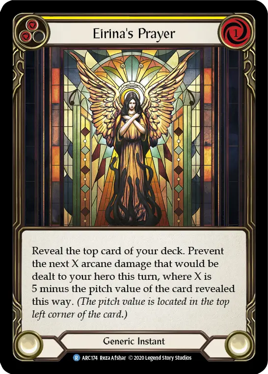 Eirina's Prayer — Arcane Rising - Unlimited — Rainbow Foil