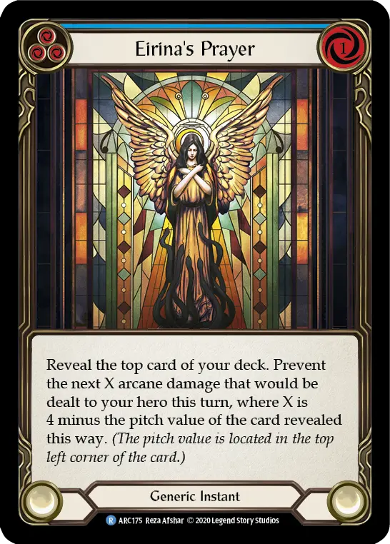 Eirina's Prayer — Arcane Rising - Unlimited — Rainbow Foil