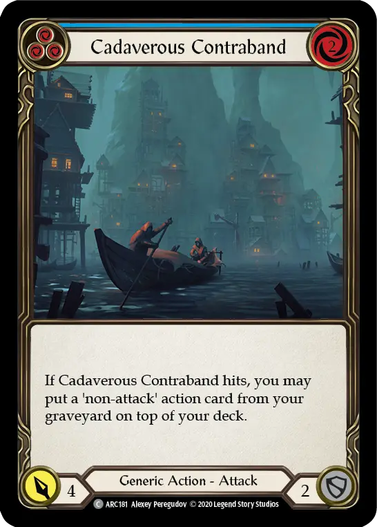 Cadaverous Contraband — Arcane Rising - Unlimited — Rainbow Foil