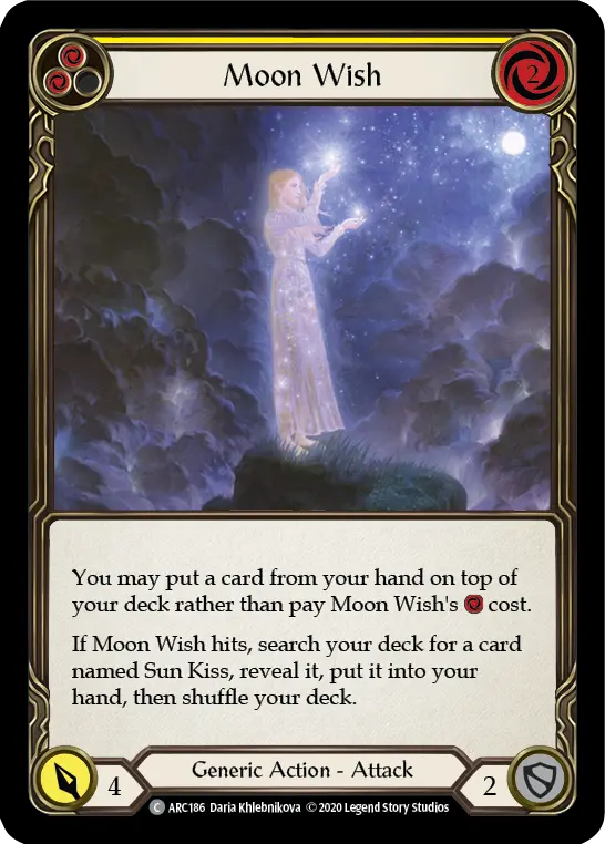 Moon Wish — Arcane Rising - Unlimited — Rainbow Foil