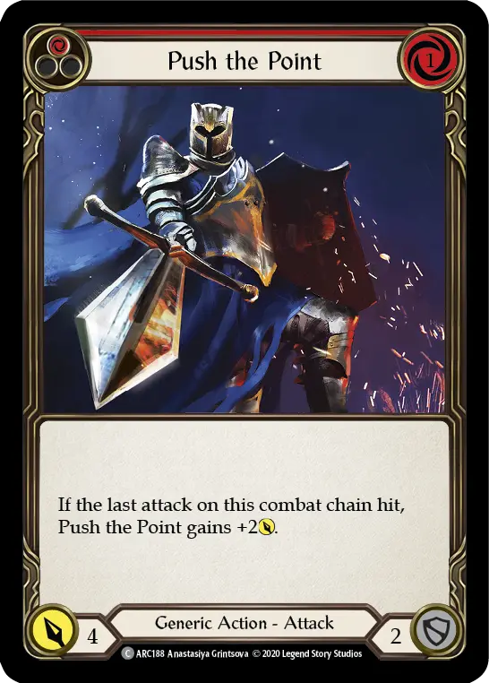 Push the Point — Arcane Rising - Unlimited — Rainbow Foil