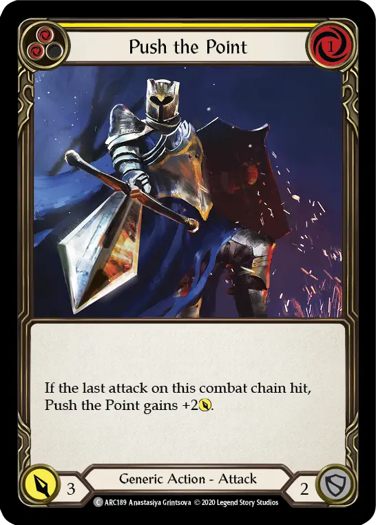 Push the Point — Arcane Rising - Unlimited — Rainbow Foil