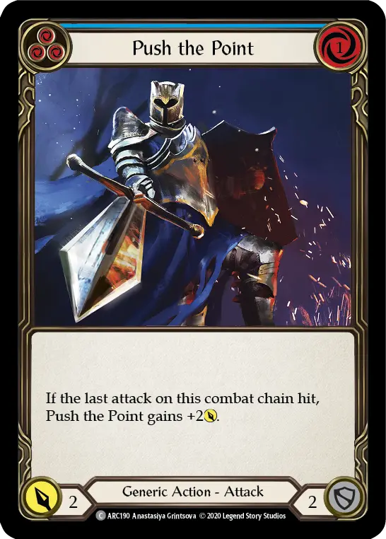 Push the Point — Arcane Rising - Unlimited — Rainbow Foil