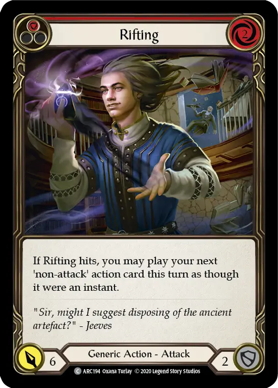 Rifting — Arcane Rising - Unlimited — Rainbow Foil