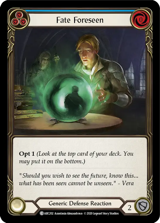 Fate Foreseen — Arcane Rising - Unlimited — Rainbow Foil