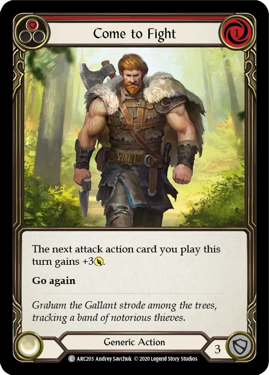 Come to Fight — Arcane Rising - Unlimited — Rainbow Foil
