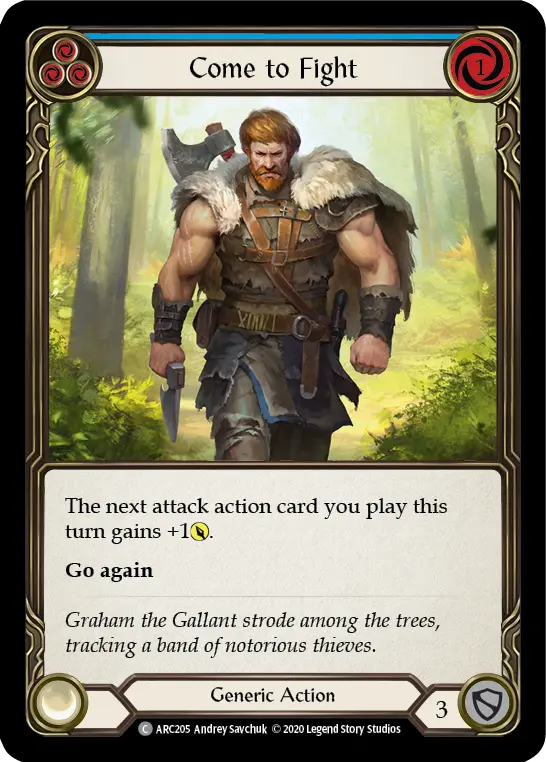 Come to Fight — Arcane Rising - Unlimited — Rainbow Foil