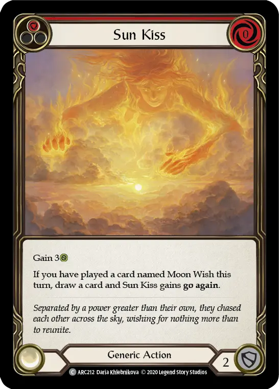 Sun Kiss — Arcane Rising - Unlimited — Rainbow Foil