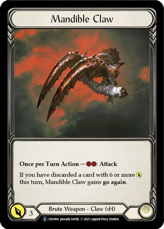 Mandible Claw — Crucible of War - Unlimited — Rainbow Foil