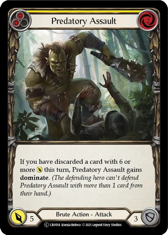 Predatory Assault — Crucible of War - Unlimited — Rainbow Foil