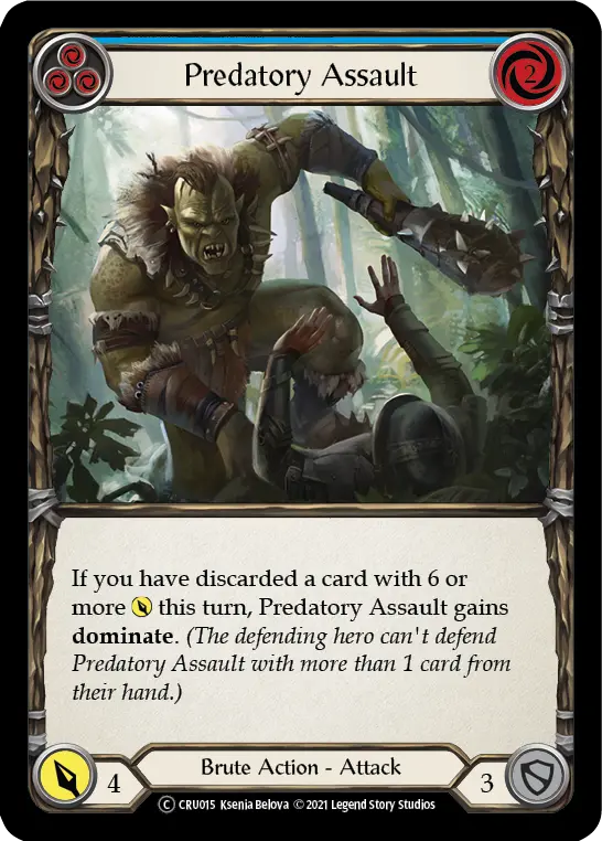 Predatory Assault — Crucible of War - Unlimited — Rainbow Foil