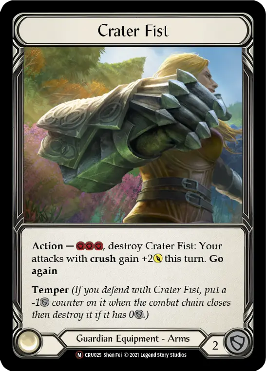 Crater Fist — Crucible of War - Unlimited — Rainbow Foil