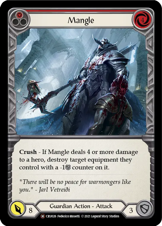 Mangle — Crucible of War - Unlimited — Rainbow Foil