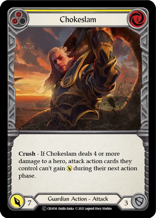 Chokeslam — Crucible of War - Unlimited — Rainbow Foil